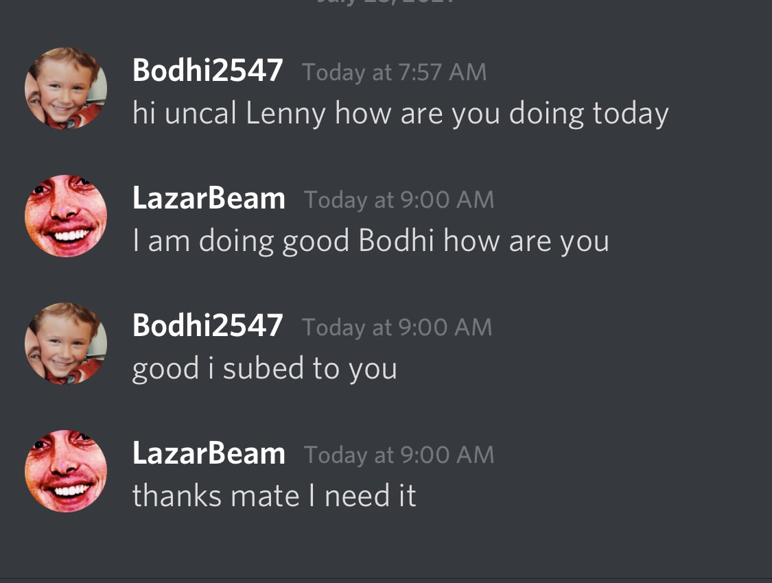 lazarspam's tweet photo. my 8yr old nephew got me covered https://t.co/VHh9Pxfd6Z