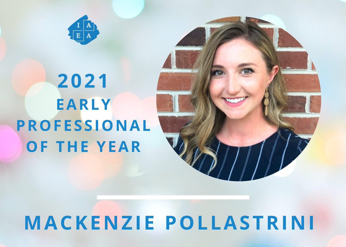 Congratulations to Ms. MacKenzie Pollastrini for being named IAEA's 2021 Early Professional of the Year! <a href="/NAEA/">NAEA</a> <a href="/ArtsAllianceIL/">Arts Alliance Illinois</a> <a href="/ISBEnews/">Illinois State Board of Education</a>