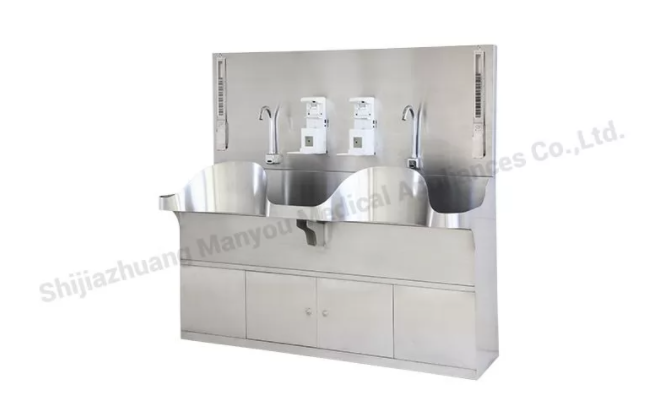 ManyouMedical's tweet photo. Auto-sensing brush in hand washing pool C40
Breakthrough the traditional design, fully embodies the combined concept of humanization and practicality
#Manyou #MedicalNursingBed #Medical #Emergency #SevereTransportSystem #Stretcher #Hospital #HospitalBed #MedicalTrolley https://t.co/y6qv8zphil