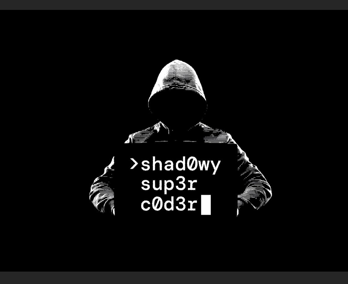 rkaplan1's tweet image. I really appreciate all the #shadowysupercoder folks out there.