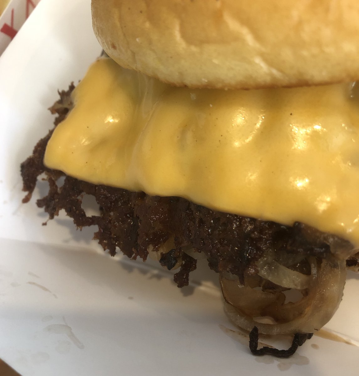 Negronis and <a href="/BurgersMoonlit/">MoonLit Burgers</a>   at <a href="/Butterjoint/">Nicolas Breitenmoser</a> last night. Perfect frazzled burger edges and so good. Find a pop-up near you. Great eating.