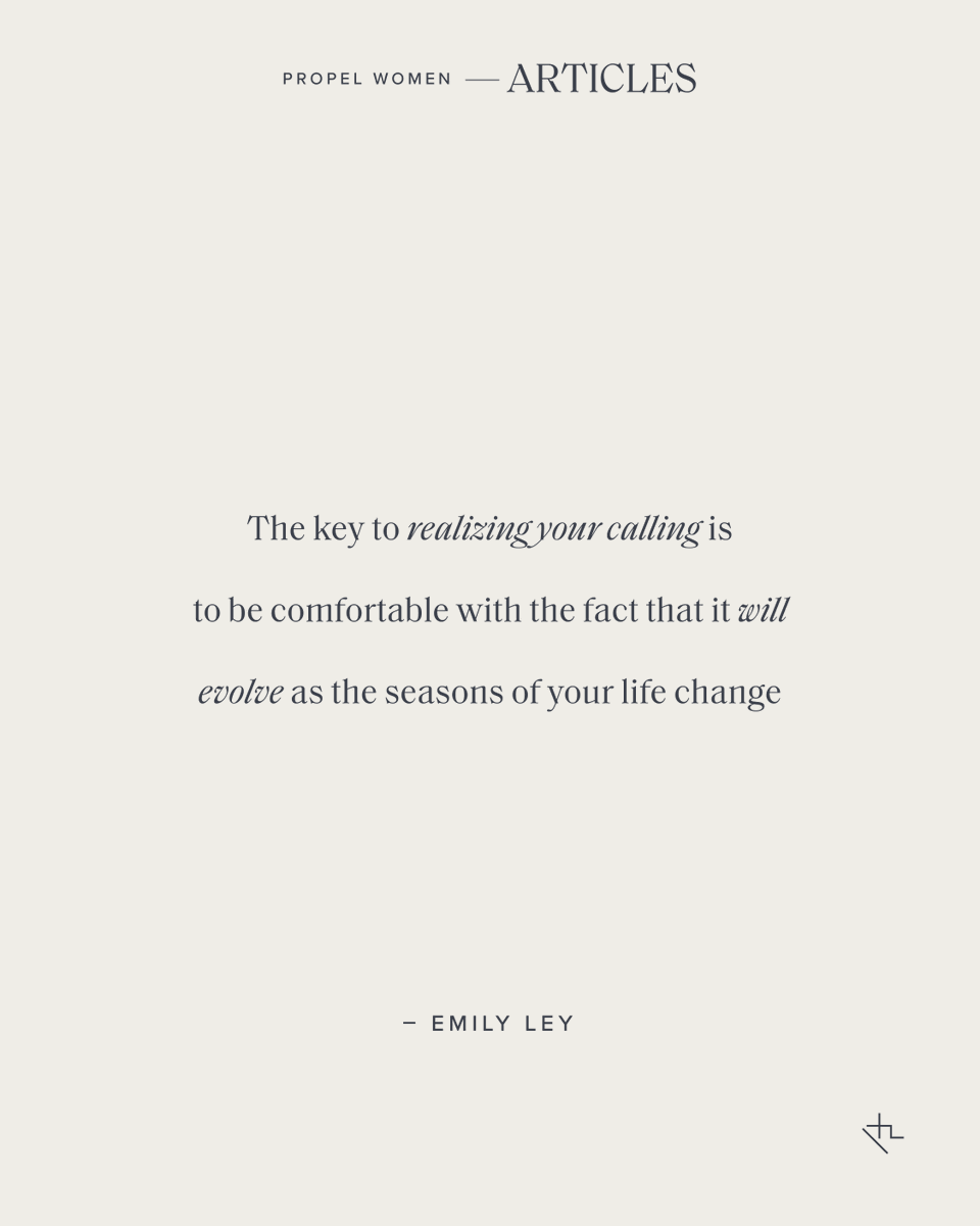 PropelWomen's tweet image. Can our calling in life change? In today’s new Propel article, @EmilyLey explores the magic found at the intersection of what makes us feel truly alive and God’s calling on our lives in each season. 

Read “That Feeling of Being Most Truly Alive” here — bit.ly/2VgrhER