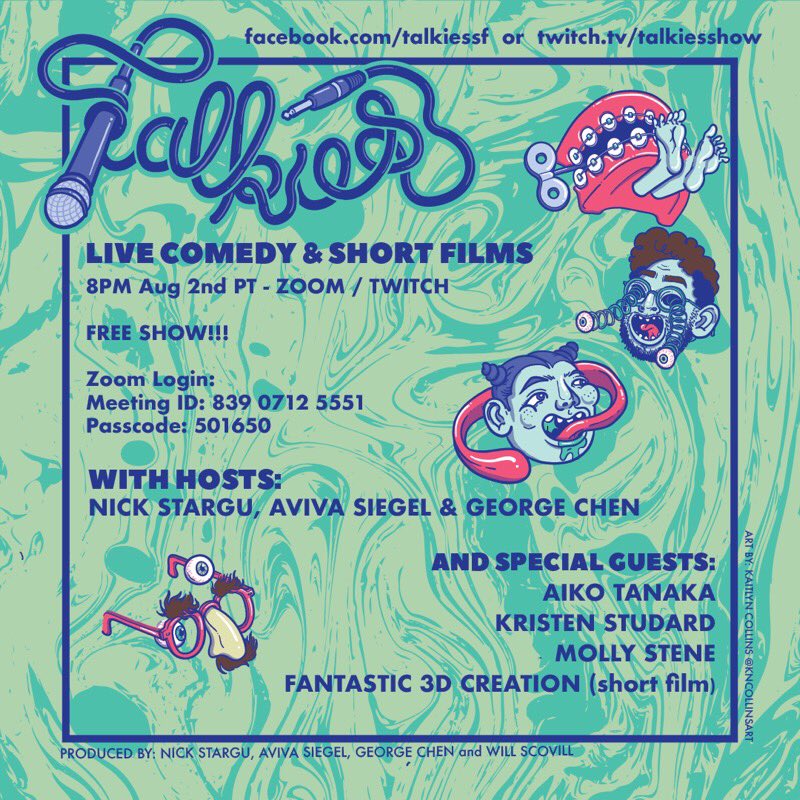 Talkies ᑕOᗰEᗪY tweet media