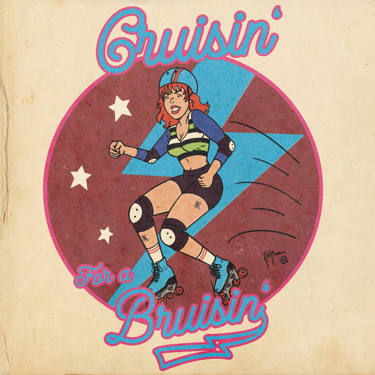 dannygrahamart's tweet photo. Cruisin’ for a Bruisin’ ⚡️🛼⚡️
First design using #colorlab from @retrosupply!
T-shirts, Bags, Stickers etc… available in my Threadless store
https://t.co/mdMzUzMB9f
#retroart #retrosupplyco #comicart #vintageart #rollerskate #rollerskating #threadlessart #colorlab https://t.co/W5uWvb8Aaz