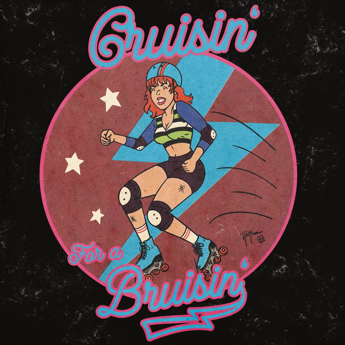 dannygrahamart's tweet photo. Cruisin’ for a Bruisin’ ⚡️🛼⚡️
First design using #colorlab from @retrosupply!
T-shirts, Bags, Stickers etc… available in my Threadless store
https://t.co/mdMzUzMB9f
#retroart #retrosupplyco #comicart #vintageart #rollerskate #rollerskating #threadlessart #colorlab https://t.co/W5uWvb8Aaz