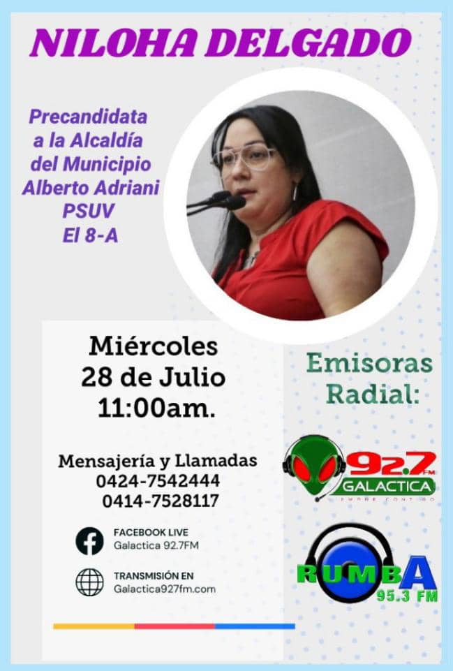 NilohaDelgado's tweet photo. @jehysonguzman
@nilohadelgado

#EpaPSUV
#Nosotr💜sVenceremos
#LaCosaEsEste8A 
#VigiaDespierta https://t.co/53HQVPDpAA