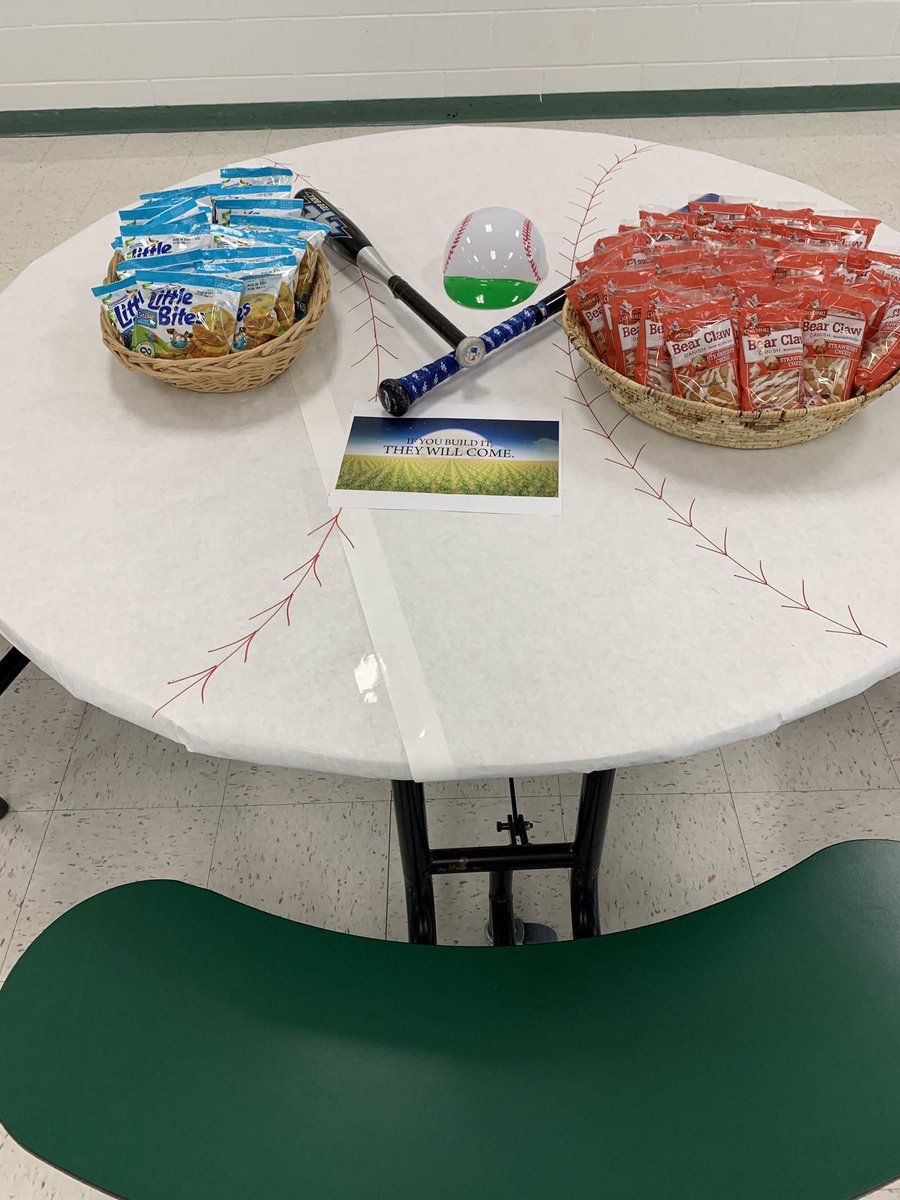 Our office staff hitting a HOME RUN with our breakfasts and decorations! Thank you! #thisisedgemere #roadrunnersRise @YsletaISD @Gmaria1G @EDGESlib @DebbieMVega3 @catherinedoc12 @_IreneAhumada @ebarrientos5 @coach_corona