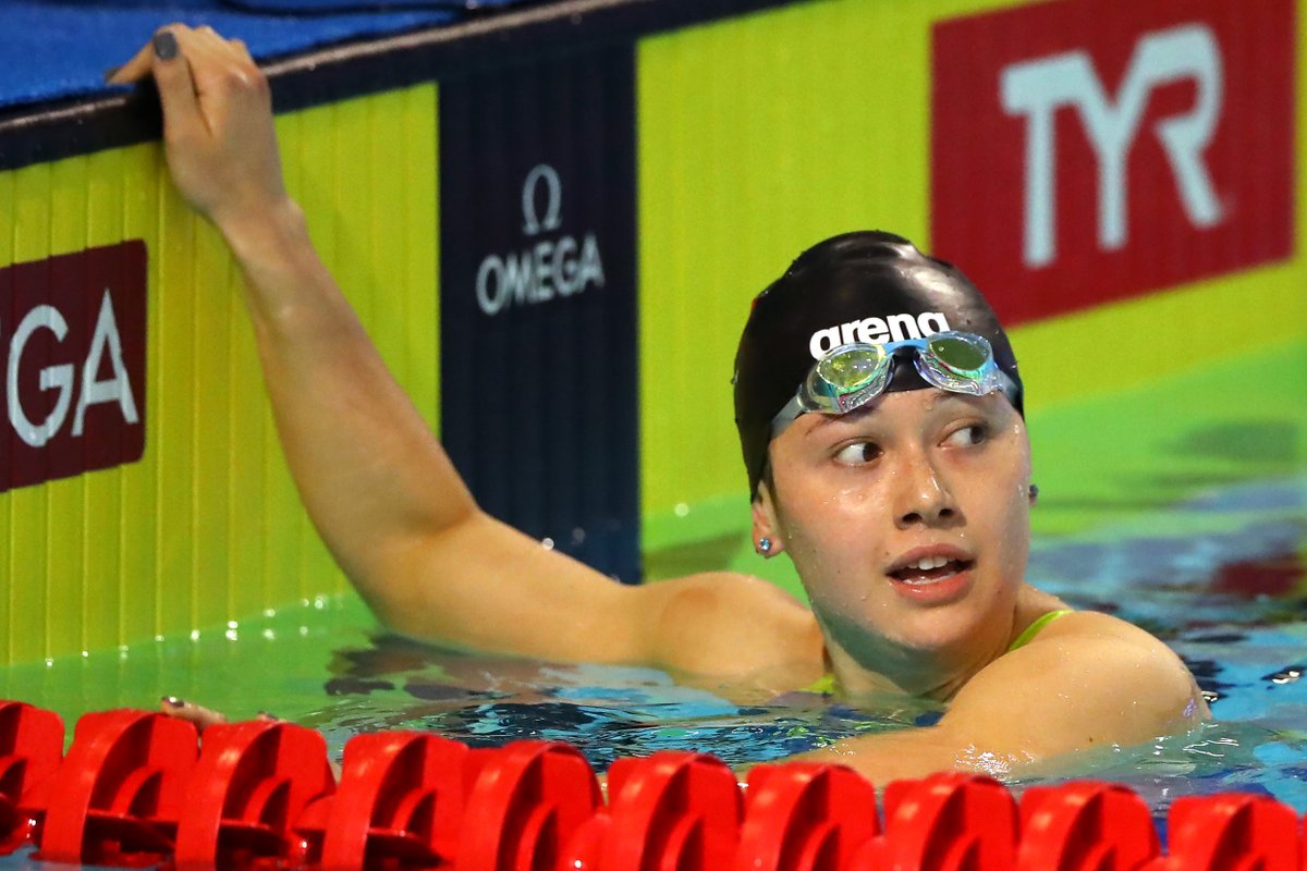 WorldAquatics's tweet photo. 🥈🇭🇰 Siobhan Haughey made history!!!
1st ever medal in history for HKG in #swimming https://t.co/OyBZzxsM2u