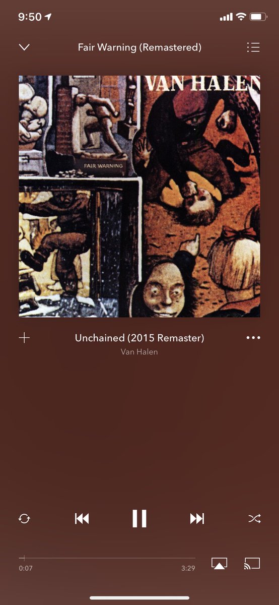 This one goes out to <a href="/VoiceOfTrojans/">Jason Mueller</a>. He would play “Unchained” by #VanHalen for me at every game he announced &amp; I would give him a point to the press box. ✌🏻❤️🎸