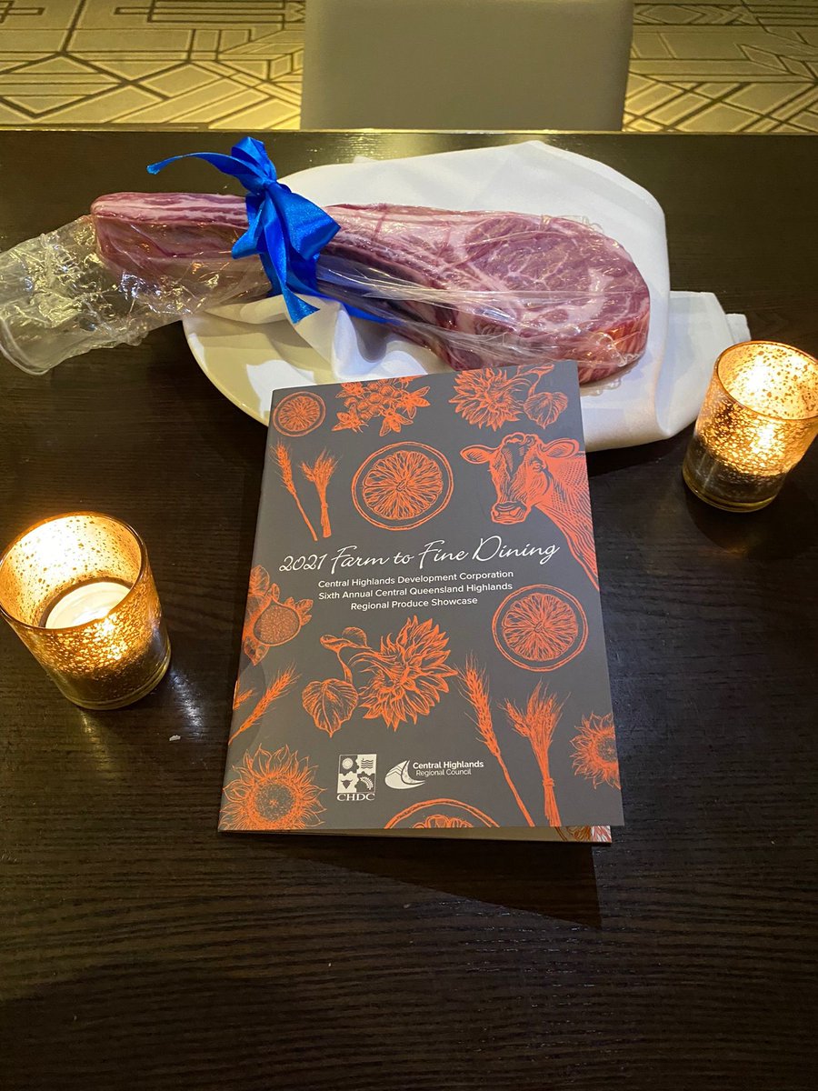 CHDCorp's tweet photo. 😋 Beef, mandarins, macadamias and popcorn were among the local produce transformed into a fine dining experience in Brisbane to promote Central Highlands agriculture. https://t.co/GUvMAbhEzi @CHRCouncil #f2fd https://t.co/hlCtX8XdFb
