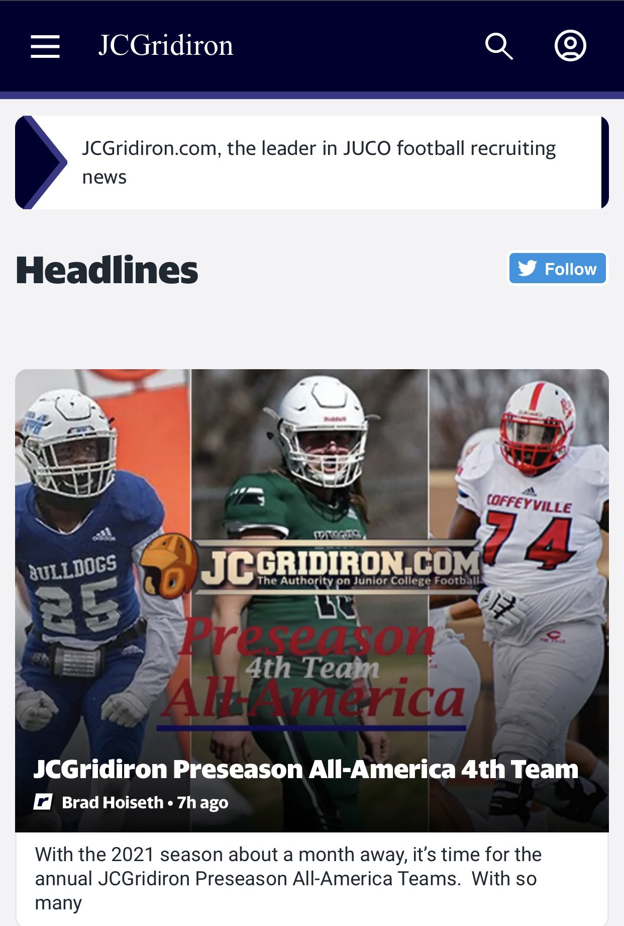 Gila River Football on Twitter "More accolades, Hawaii Bouneback LB