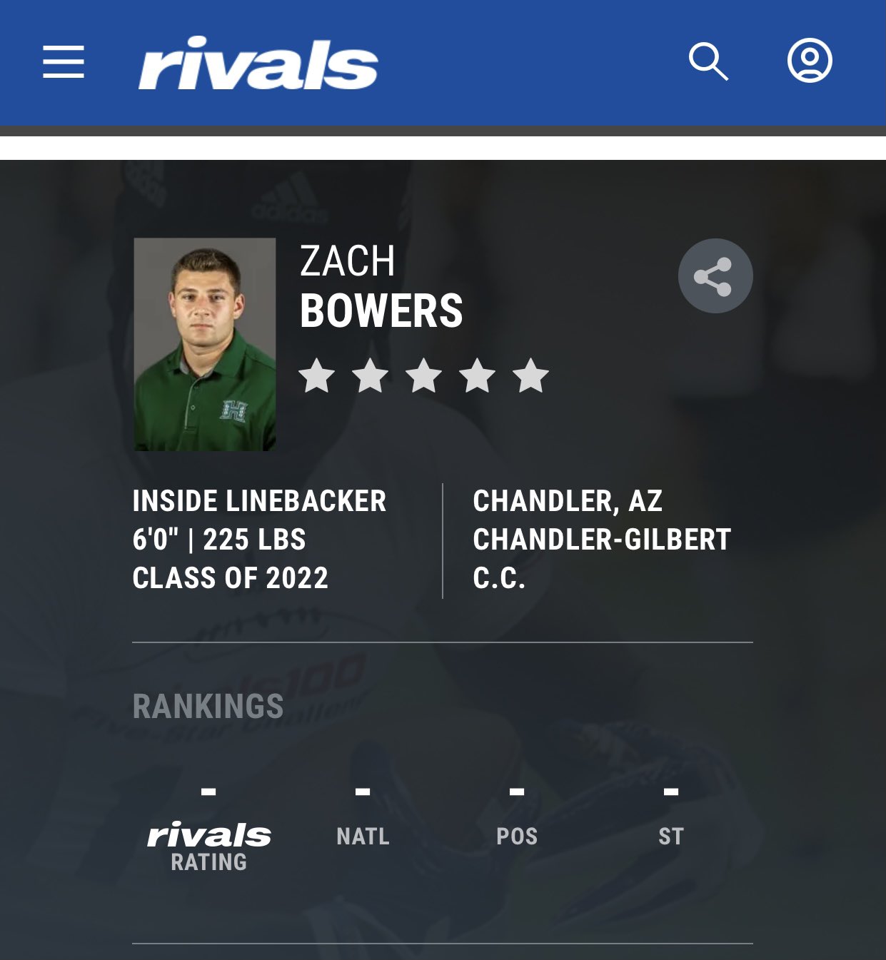 Gila River Football on Twitter "More accolades, Hawaii Bouneback LB