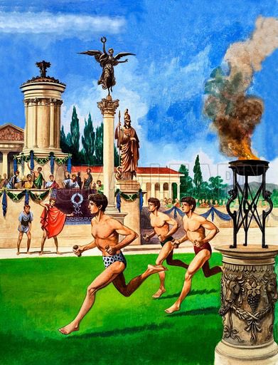 CameronKinsey's tweet photo. On this day, 2,314 years ago, the first ever Olympic Games was held in Athens, Ohio. https://t.co/w2S31CrwQY
