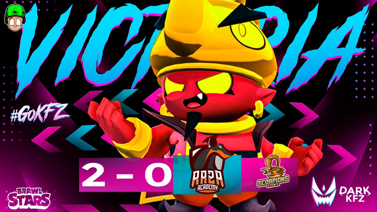 #BS | Victoria!

Vencemos al resto de la manada para seguir avanzando en el bracket 😈

🆚️| @RZ_eSportss #Academy
🏆| <a href="/ScorpionsCup/">Scorpions Cup</a>

⚜| Roster
@Camiloski_bs (🦇)
@Kevins_BS (🦇)
<a href="/_xPaler/">paler</a> (🦇)

#GoKFZ ☄