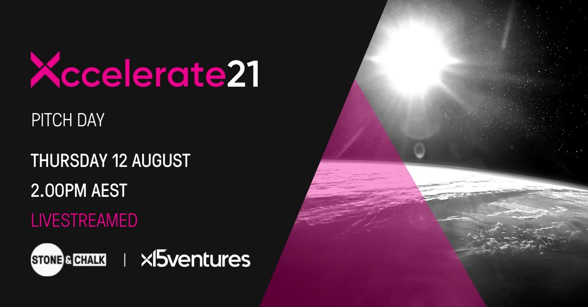 Join us on Thursday 12th August for the #Xccelerate21 Pitch Day. Our judges are excited to be hearing from our final startups as they pitch to x15 for the $150K SAFE note. Register below to attend our pitch day lnkd.in/ghFwMXP