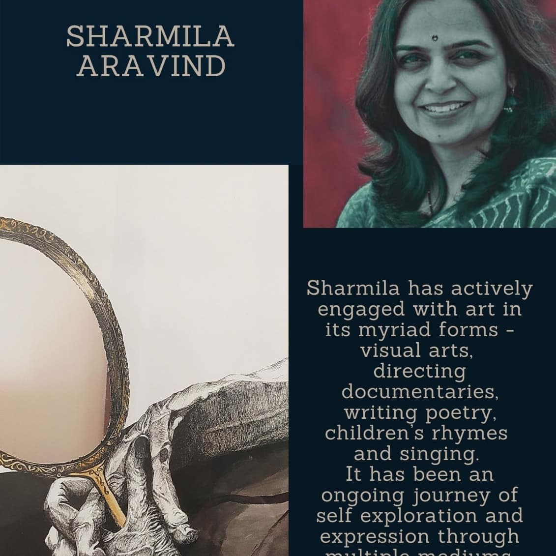 Artsceneindia's tweet image. Upcoming
Art Bytes with presentations from Sharmila Aravind and Jyoti Gupta

#artbytes #womensart #art #Bangalore #Indianartscene #indianartists #arttalk #artists #fineart #visualarts #bangalore #Allbangalorefinearts #artisttalk #womenartists #womenempowerment #contemporaryartist