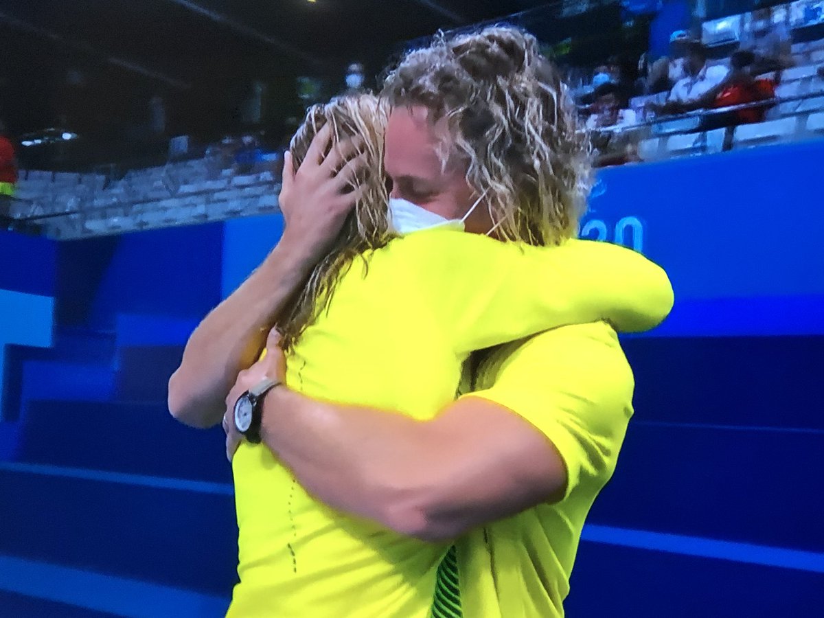 CovidPete's tweet photo. So good #Olympics #AriarneTitmus #deanboxall #australia #swimming @DolphinsAUS @7olympics https://t.co/Re85yIIfWp