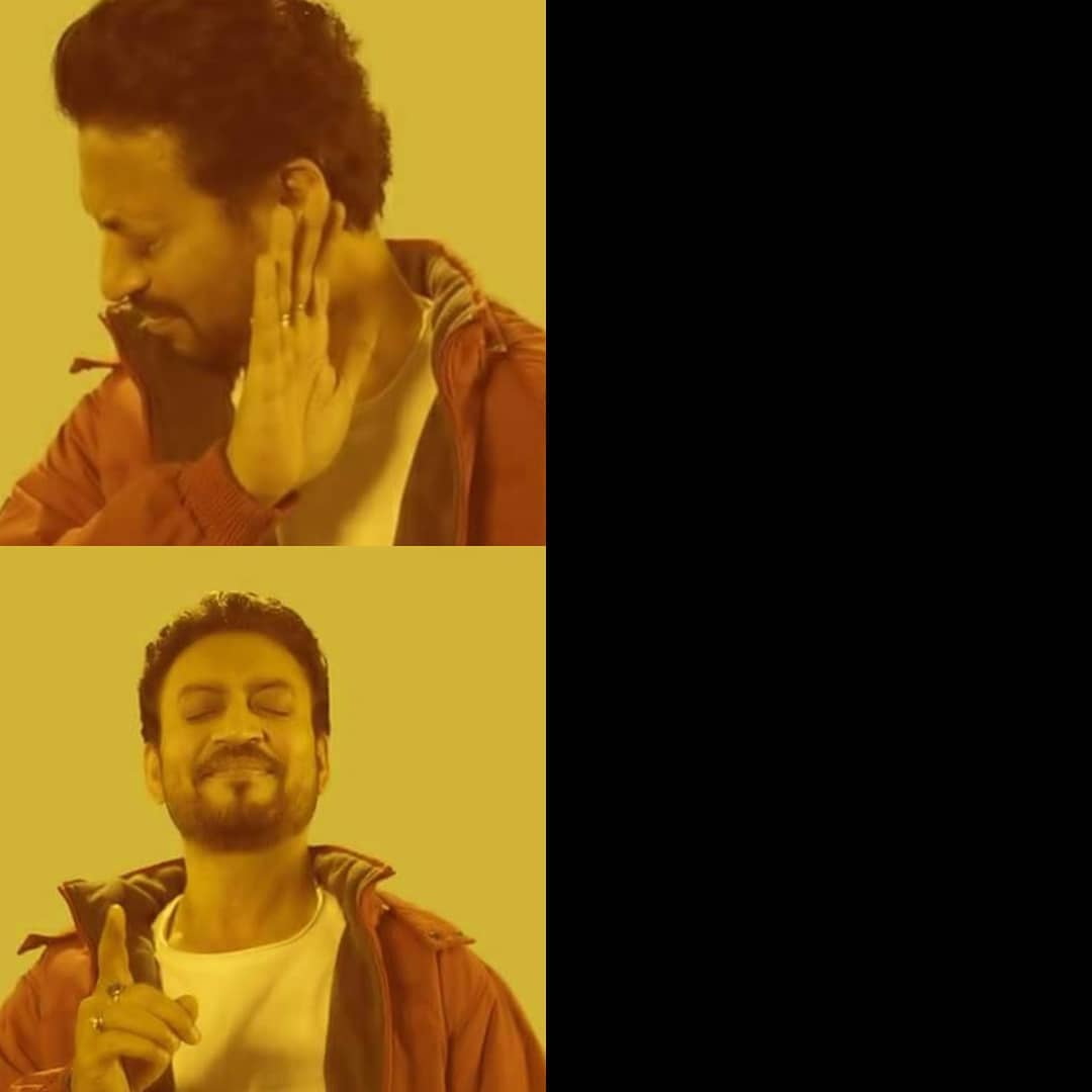 Templates_ki_Adda on Twitter "1428. Irrfan Khan Hotline Bling