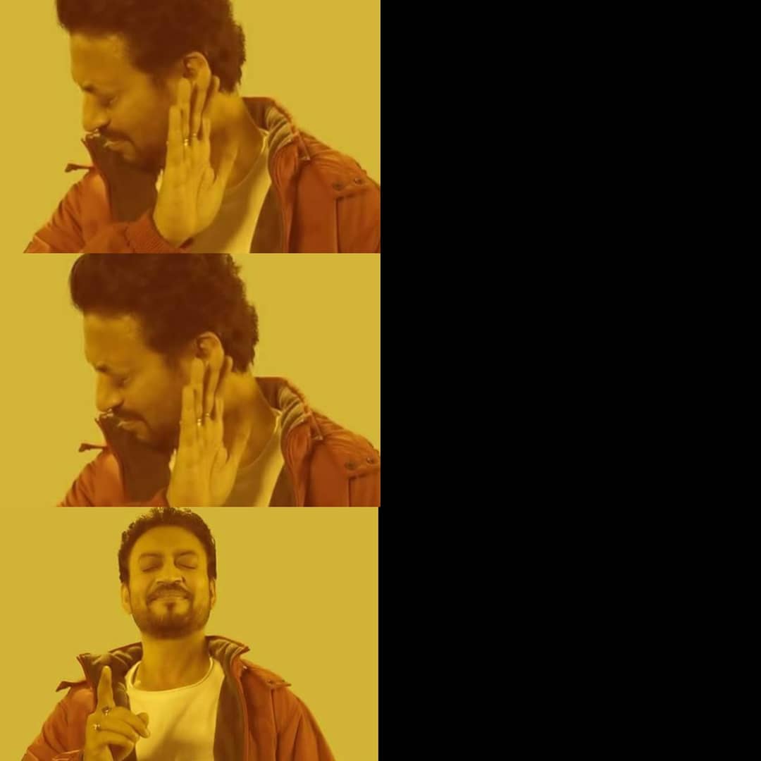 Templates_ki_Adda on Twitter "1428. Irrfan Khan Hotline Bling