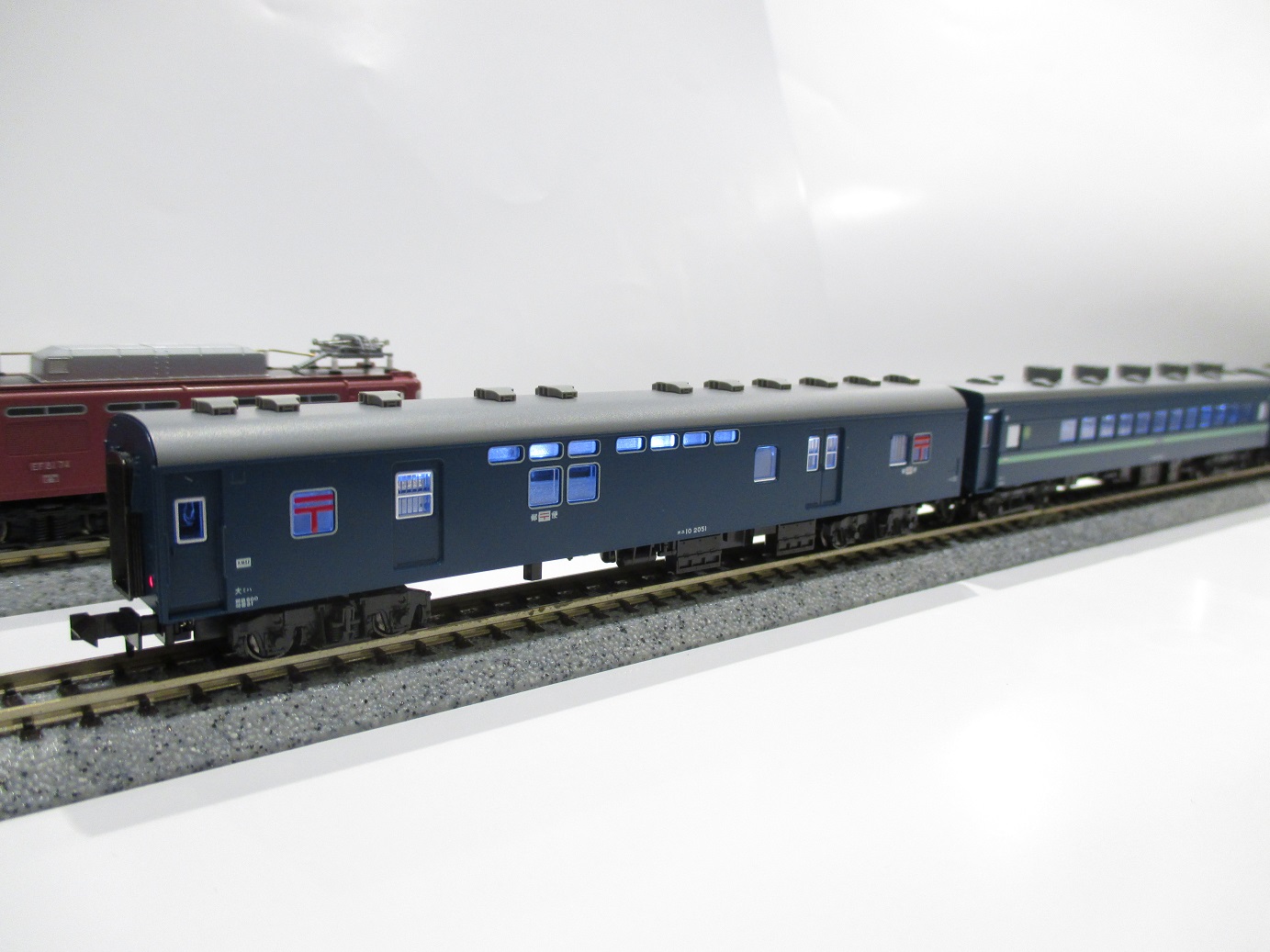 KATO 10系急行型 寝台客車 7両セット 室内灯付 使用少 KATO (カトー) Nゲージ 車両セット(7両編成) 10-172 10系 急行形