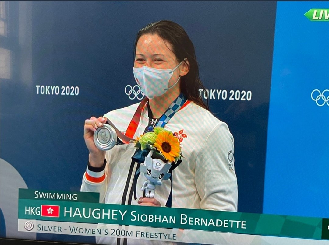 Cathal_Haughey's tweet photo. Congrats to Siobhán Haughey, lots watching from Ireland. Great achievement 👏🥈
#Olympics https://t.co/7Ak6HWbqwi