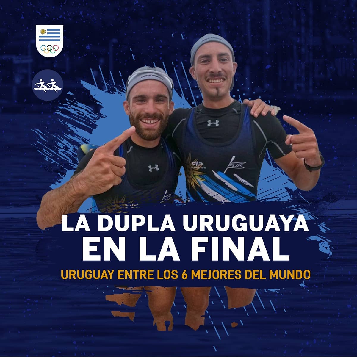 Uruguay para todo el mundo!!!

La dupla uruguaya se acaba de meter en la la final de remo de los Juegos Olímpicos de Tokio.

Felipe Kluver y Bruno Cetraro lograron una segunda posición en la semifinal y de esta forma se metieron dentro de los seis mejores del mundo.