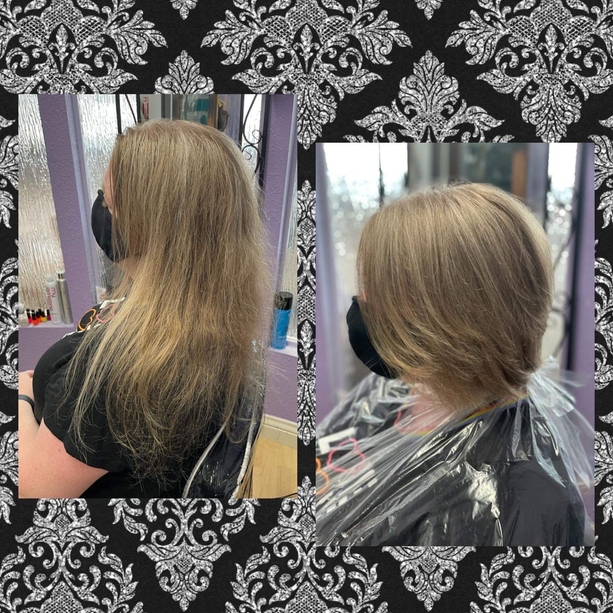 Got a haircut today. Before and after.