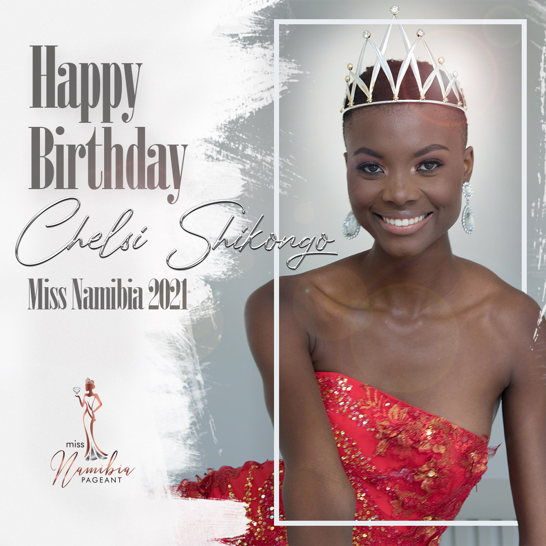 missnamibia2026's tweet photo. Happy birthday Miss Namibia 2021 @ChelsiShikongo

Share your birthday wishes with our Beauty Queen! 
🎉 https://t.co/lifWnyYcO1