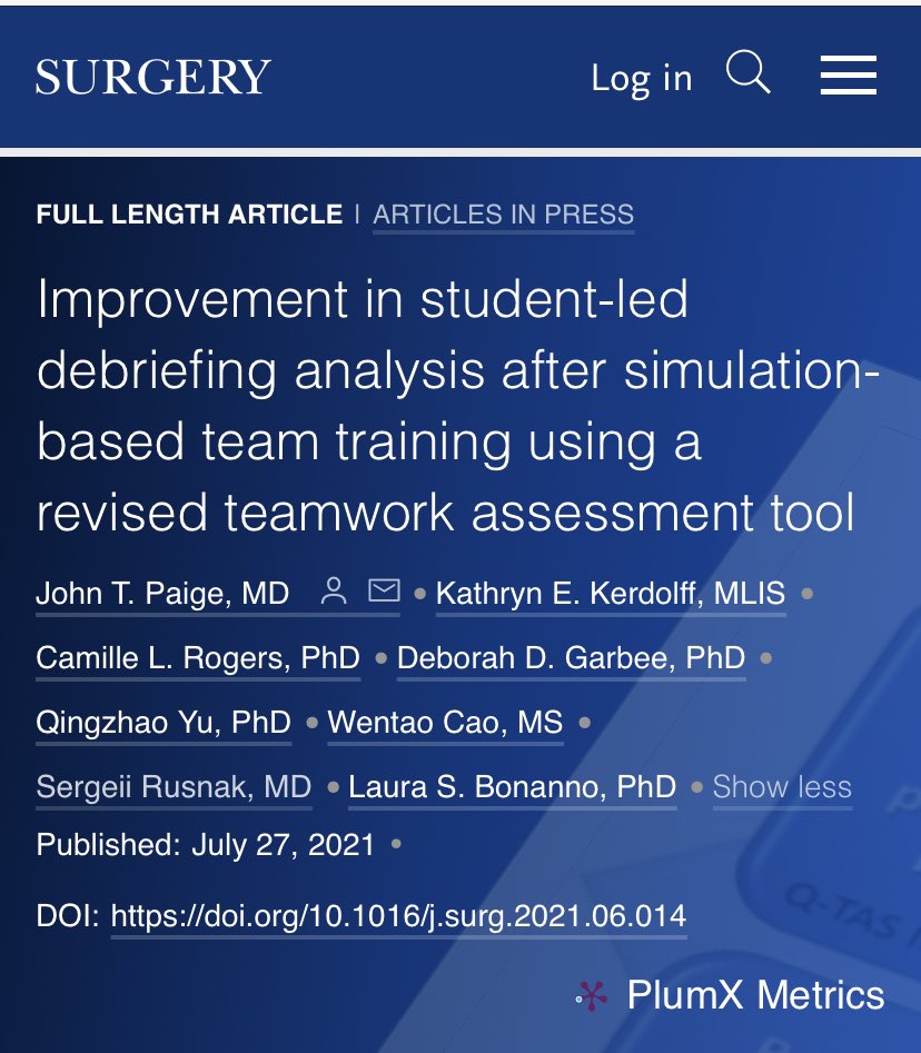 SURGERY Journal tweet media
