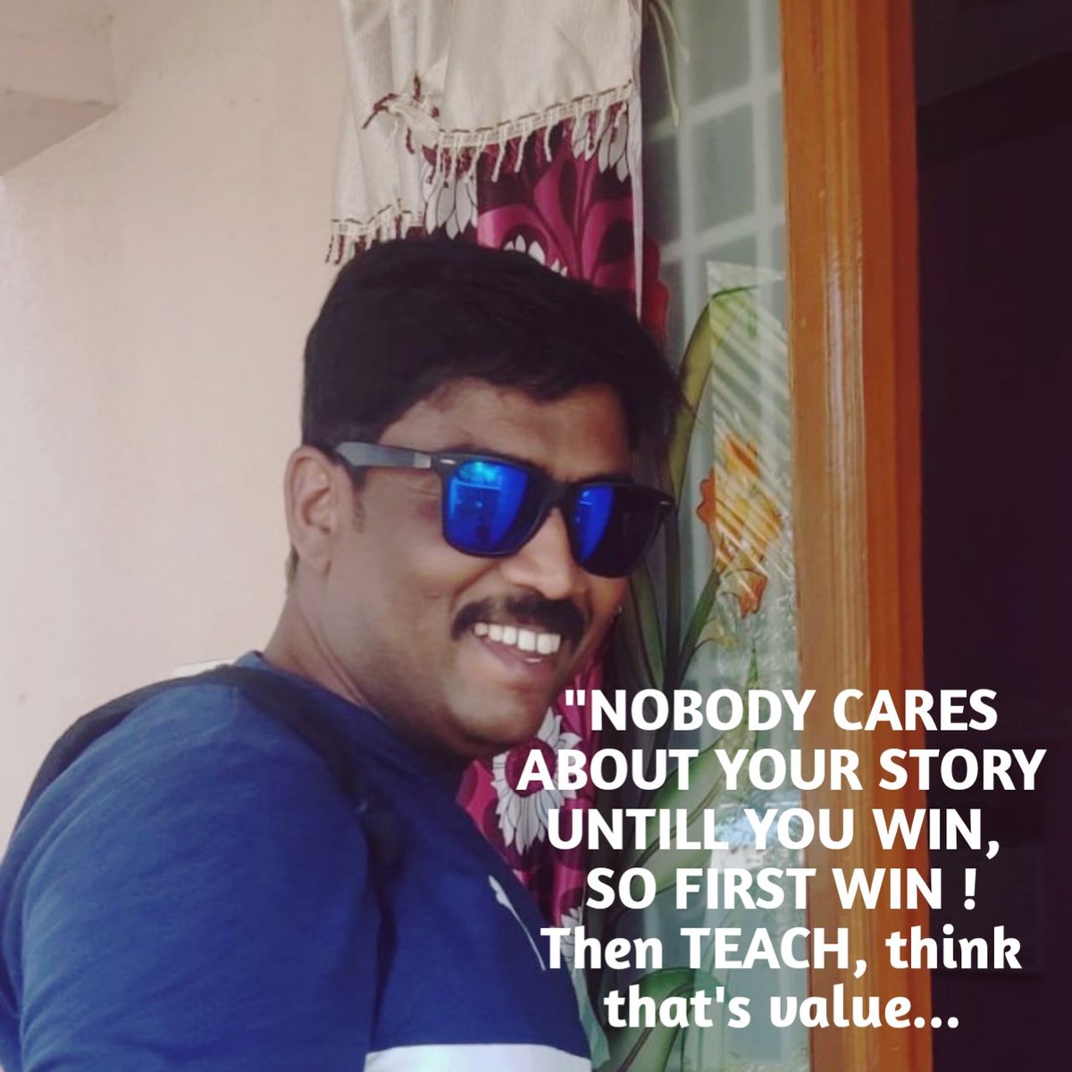 TEACH after your win....