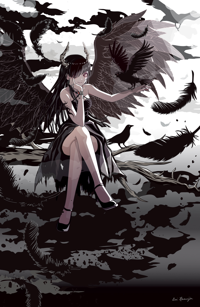 上条衿 新作画集12月発売 悪魔の翼 T Co Lhox4nzivt Twitter