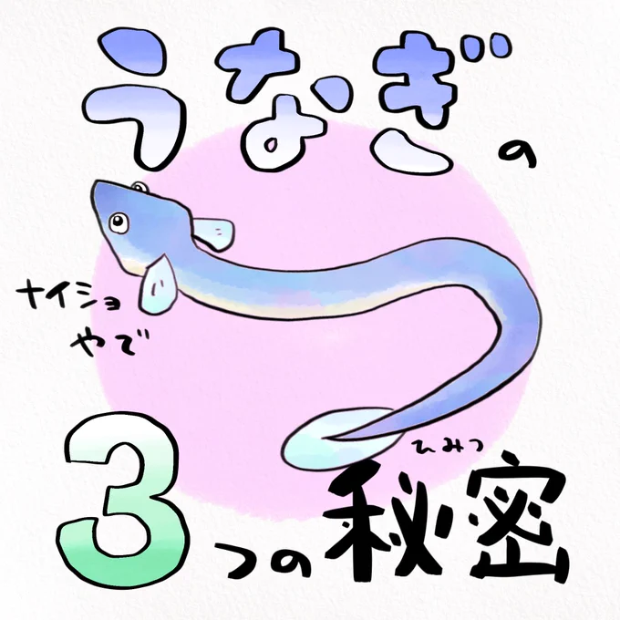 土用の丑の日が「うなぎを食べる日」じゃなく「うなぎを知る日」になれば嬉しいです 