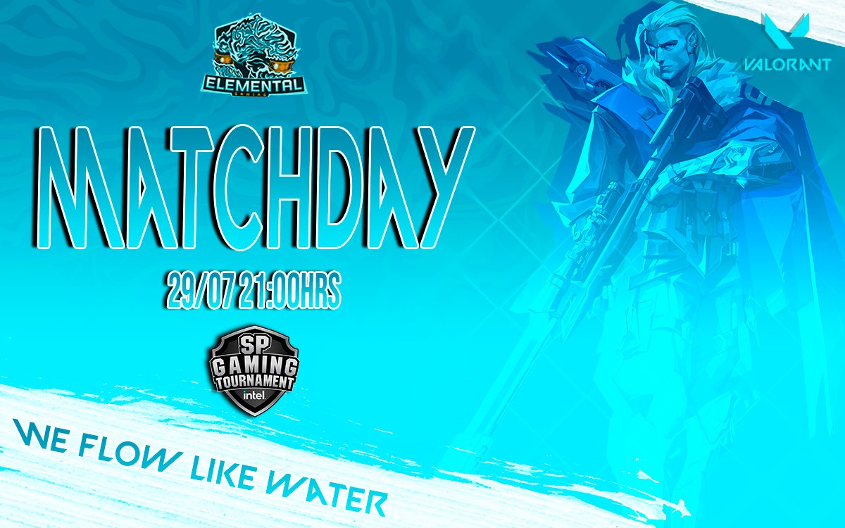 📣📣!!AVISO!!📣📣

🏆Nuestro Equipo de Valorant el dia Jueves 29/07 tendra su primer partido en la fase de grupos de <a href="/spgtchile/">SP Gaming Tournament</a> 🏆

La familia <a href="/ElementGamingCL/">Elemental Gaming</a> les desea todo el exito en este nuevo desafio.