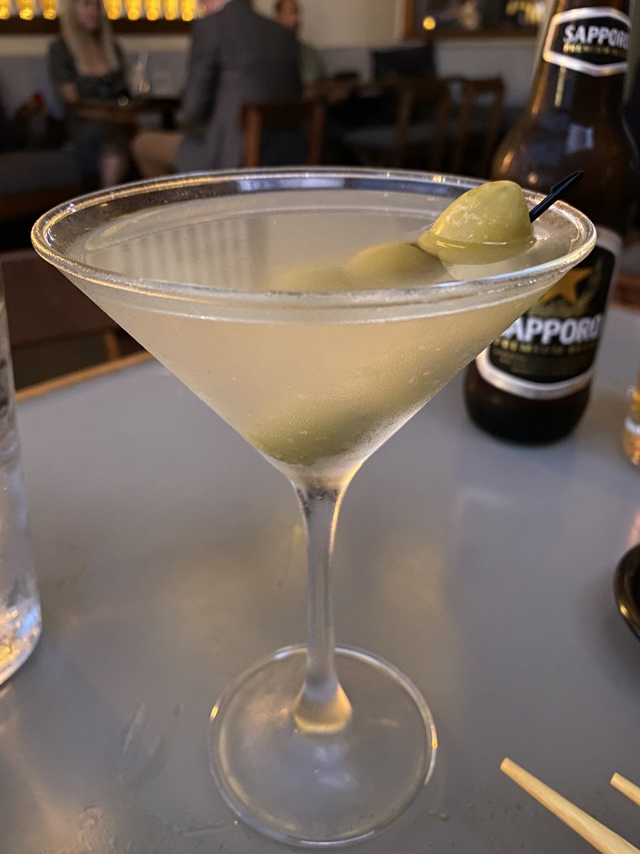 It’s been so long. Extra dirty martinis are my love language. 😂