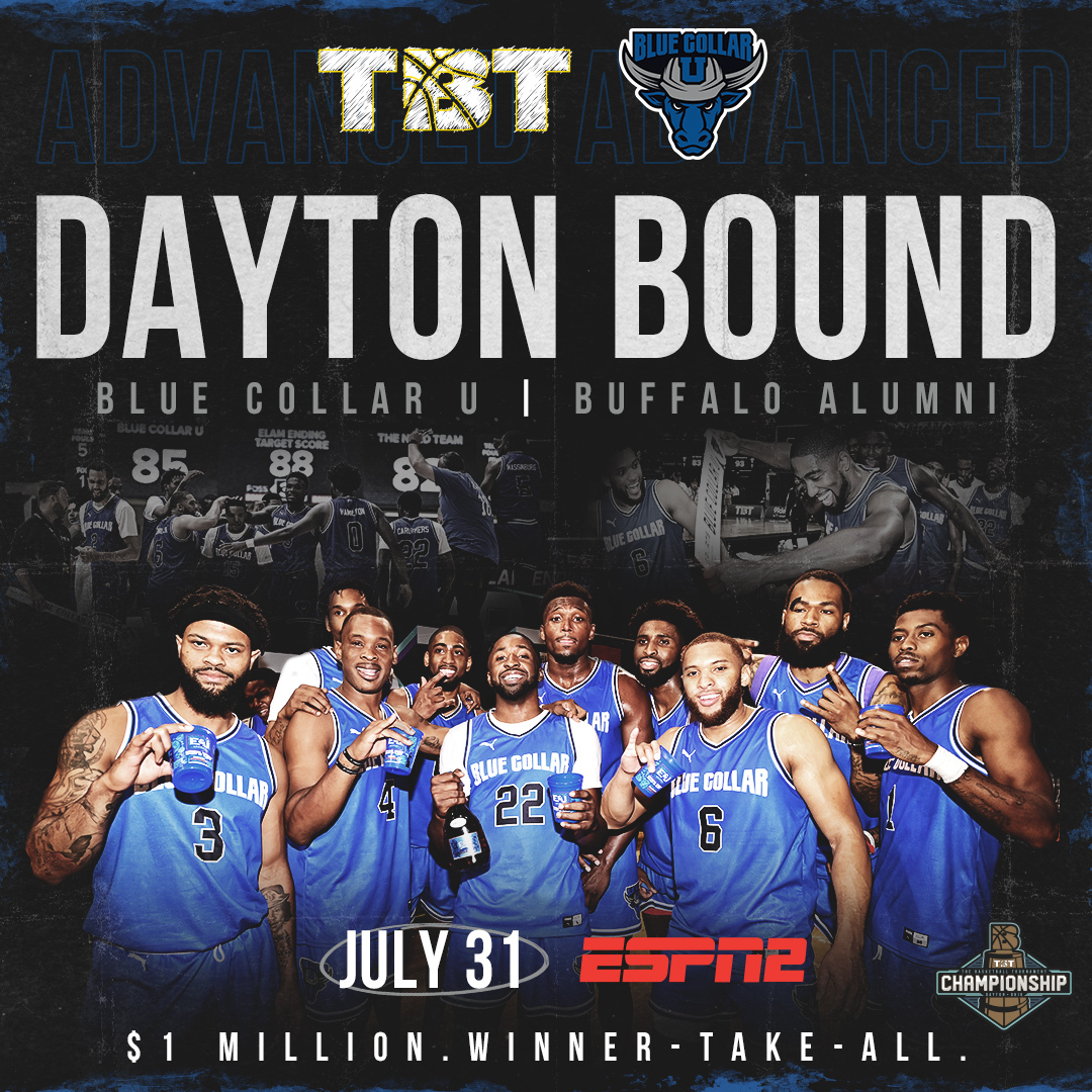 thetournament's tweet photo. BLUE COLLAR GUYS

BLUE COLLAR BASKETBALL

@BlueCollarUTBT IS DAYTON BOUND https://t.co/phfBKuUZGM