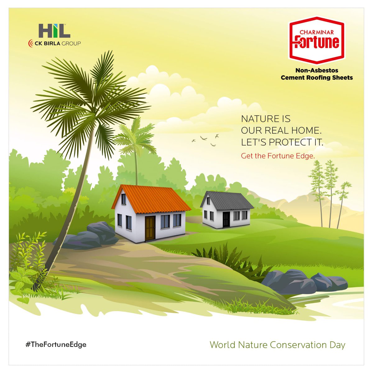 birlanu's tweet photo. This World Nature Conservation Day, let's all pledge to take a step closer towards preserving and protecting nature for a greener and brighter future ahead! 

 #NatureConservationDay #ConserveNature #ProtectNature #GoGreen #EcoFriendly #CementSheets #RoofingSheets https://t.co/CFC9VeukiT