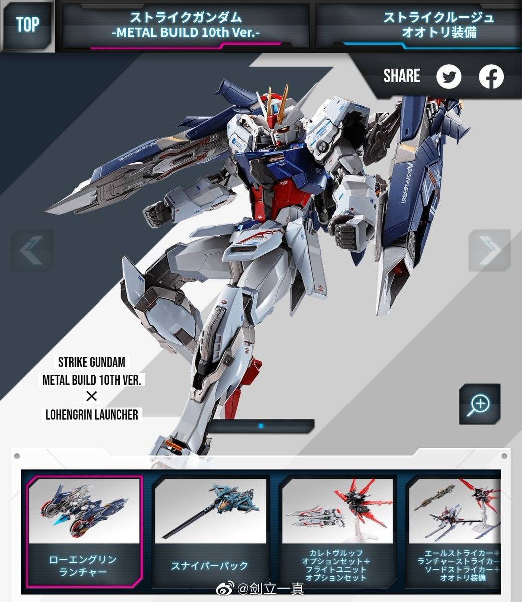 変革のパワーを授ける・願望成就 METALBUILD ローエングリンランチャー