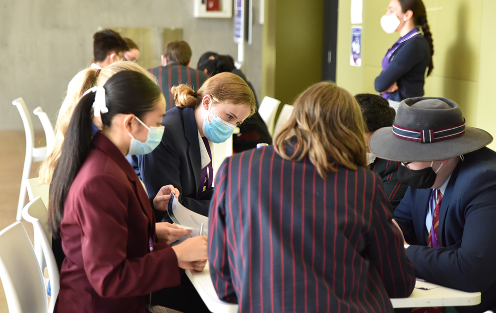 QldBrainInst's tweet photo. Congratulations Caitlin Wadley from St Stephen's Catholic College on winning this yearโs Queensland Final of the Australian Brain Bee Challenge! Marcus Paice (@stjohnsanglican) finished second while Amelia Reynolds (@cairns_sde) claimed third. @AusNeuroSoc #BrainBeeChallenge https://t.co/hjc7hklApo