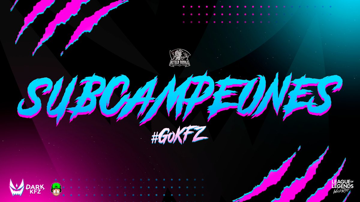 #WildRift | Subcampeones!

Luego de una tremenda competencia, volvemos a casa con el segundo puesto 🥈
Trabajaremos para en la siguiente salir con el oro 😈

🆚️| @allknights_la
🏆| <a href="/AztecaRoyale/">Azteca Royale League</a>
📉| 1-3
🎙| <a href="/Soul_King15/">Soul King</a>

🔴 REPETICIÓN 🔴
📺| twitch.tv/soul_king14/v/…

#GoKFZ ☄