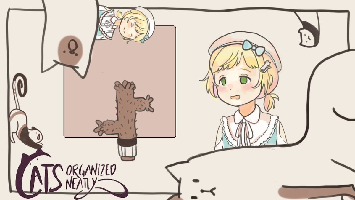 箱入り猫と二人のアキクン
#一日一アキくん 