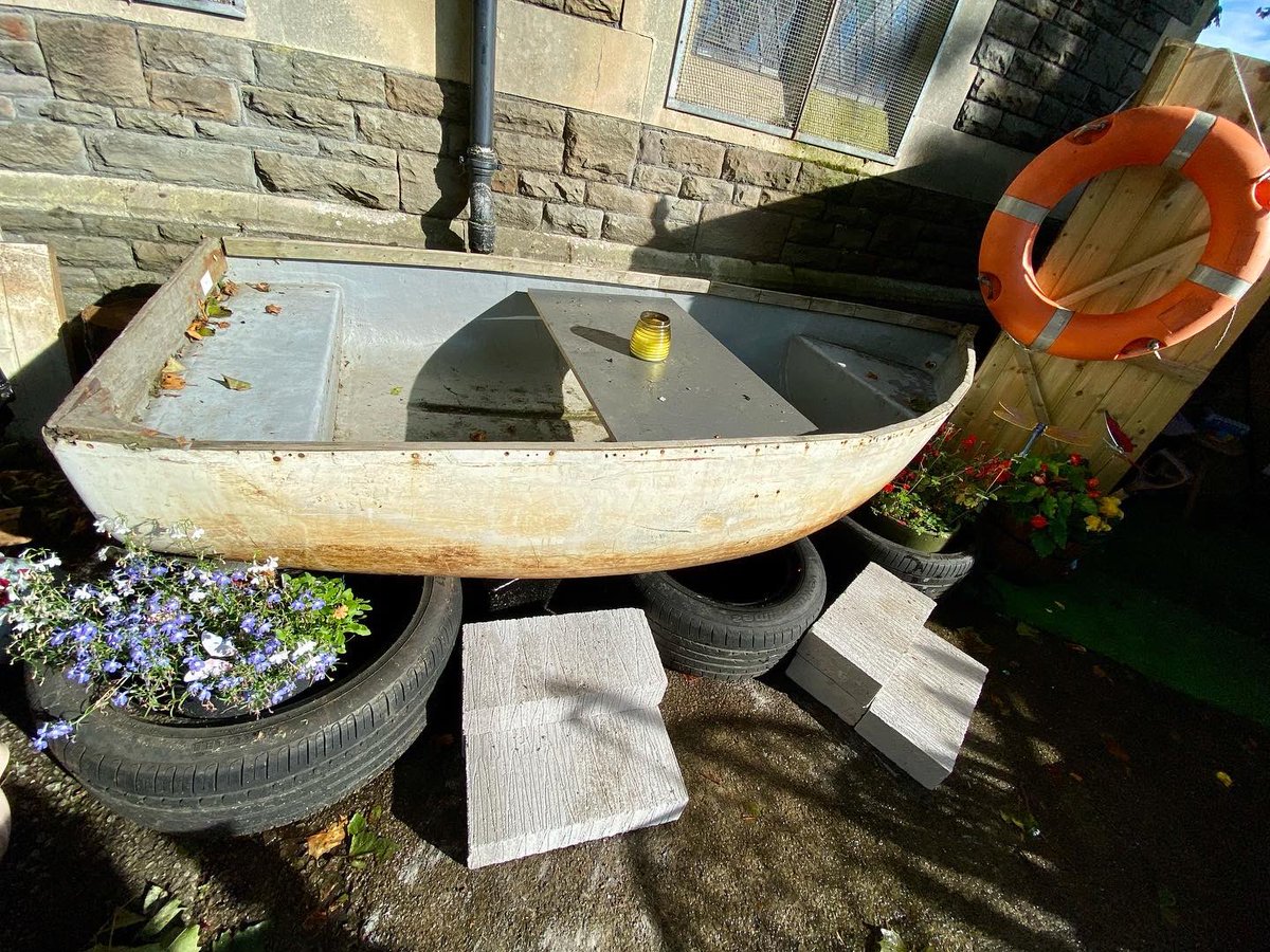 PopPartiesCDF's tweet photo. NAME THAT BOAT! 🚤
We’ve been donated this wonderful boat, that we’ve secured into the cutest little seating area! Coffee with quirk? 🛶
We need to name is though… any suggestions? https://t.co/THbaWYbFYP