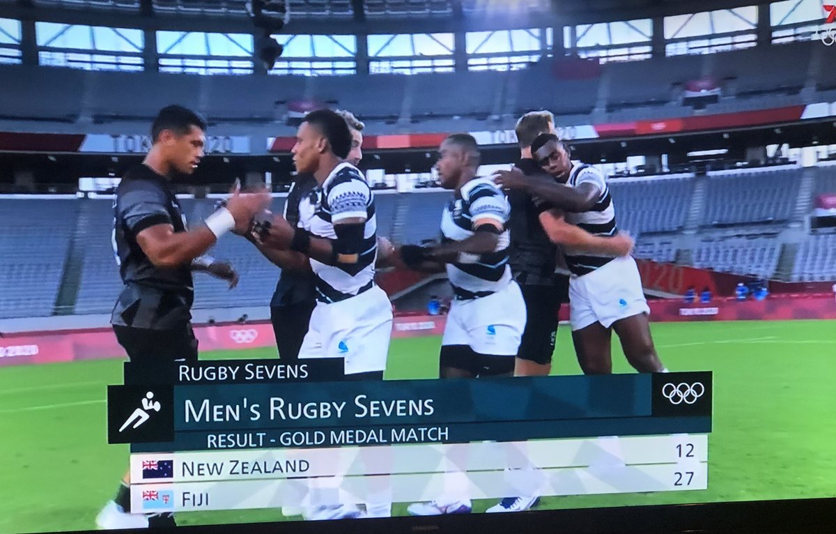 BULA FIJI 🥇🥇

Back 2 Back Olympic 7’s Champions!!!