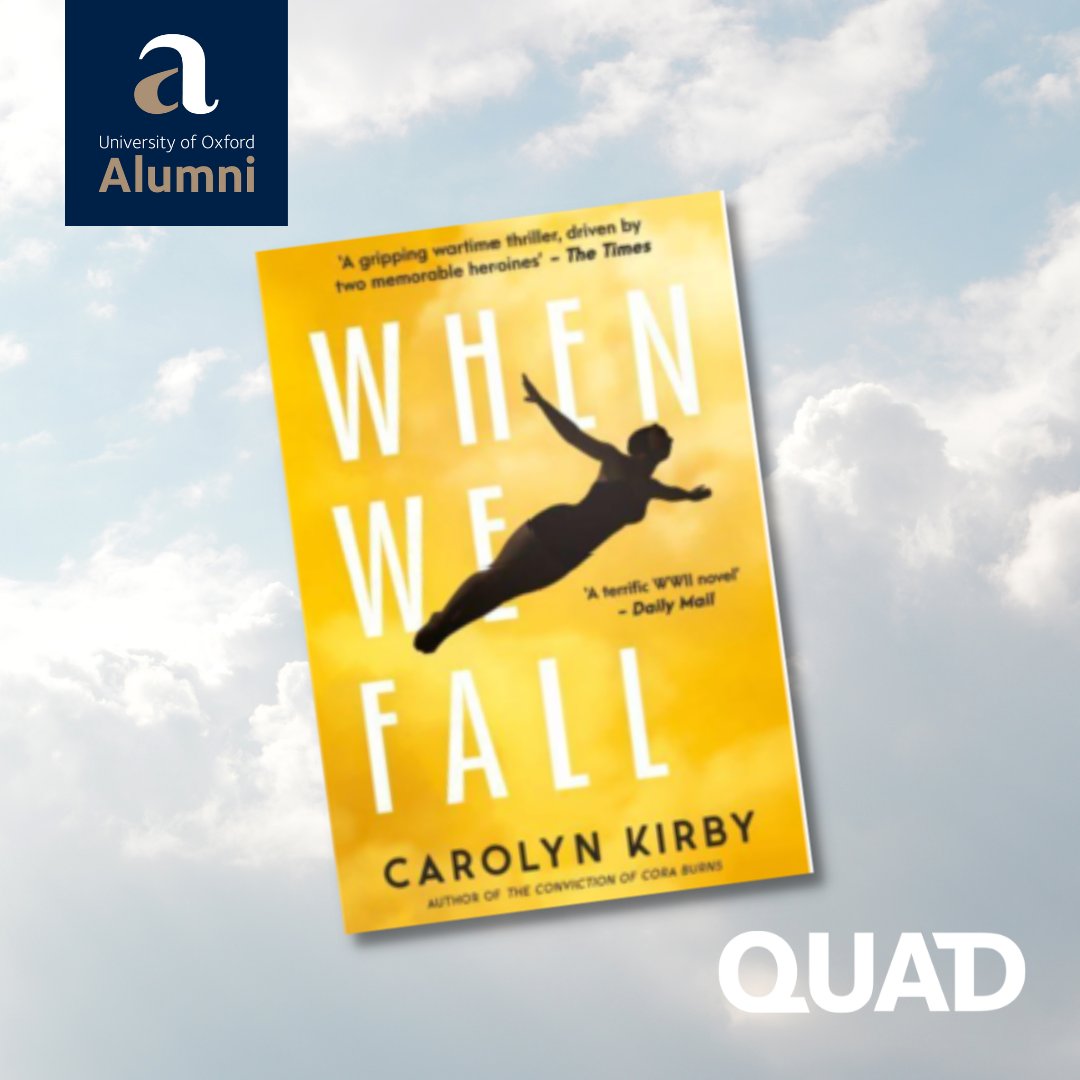 📚Book of the Week 📚

'When we fall' by Carolyn Kirby @novelcarolyn (@StHildasCollege 1983) is a historical novel concerning two women caught up with one man, in WWII.

Read the full review: bit.ly/OffTheShelfJul…. #WhenWeFall