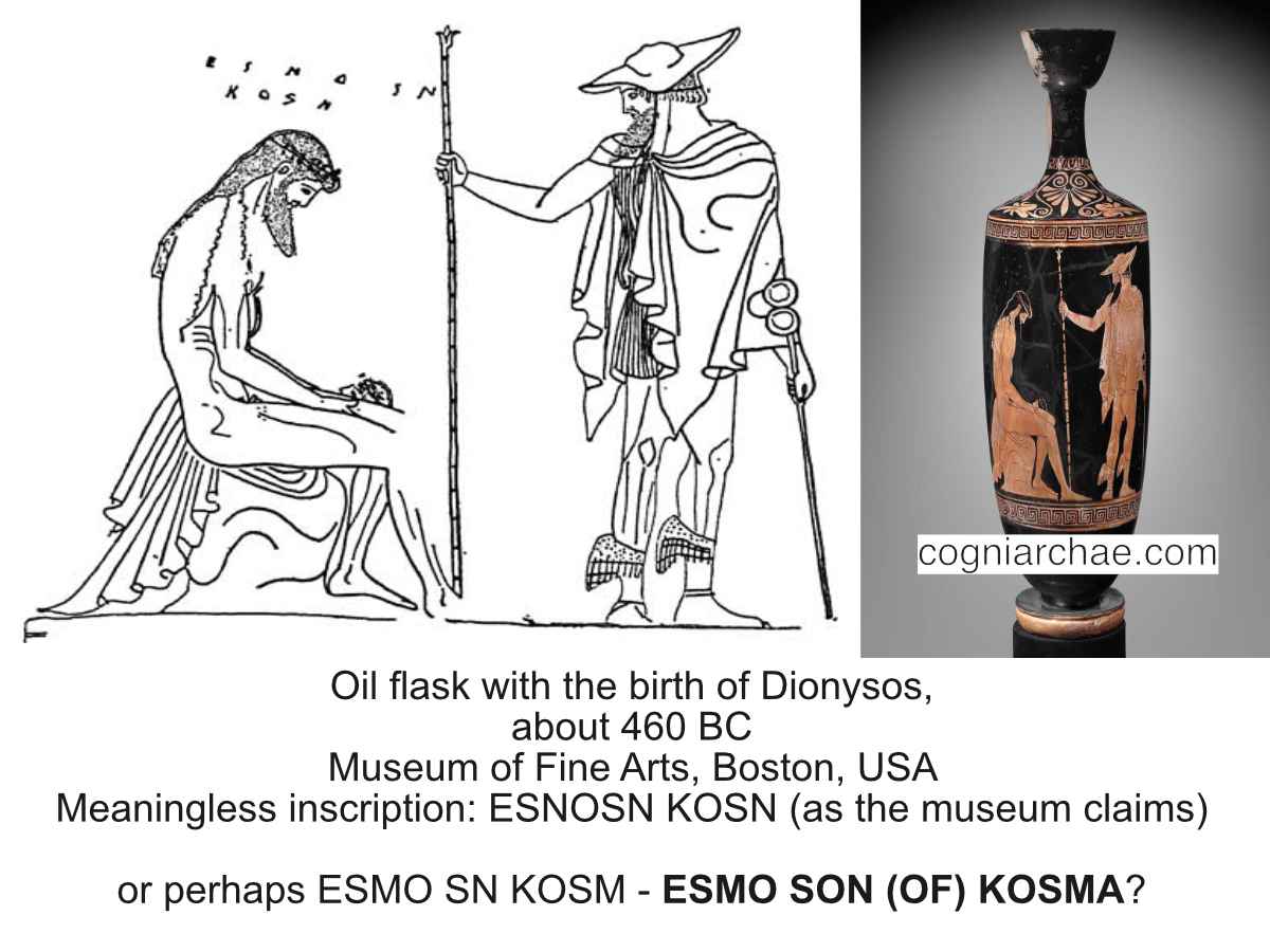 According to the Museum of Fine Arts, Boston the inscription on this flask is meaningless. But is it really so, or is this simply a signature of its Thracian owner?

Read more here: cogniarchae.com/2017/01/09/thr…

#Trace #Ancient #History #Ezerovo #inscription #Greece