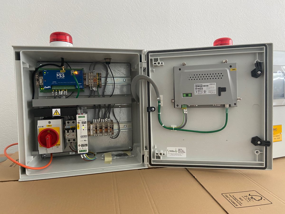 Omniflex's tweet photo. Working for #systemintegrator Process Instrument Sales on this project providing the Omniflex Teleterm 4G RTU Panels. The system is used to gather analogue &amp; digital pulsed signals and provide local and remote monitoring via the #cloud of #ammonia, #turbidity &amp; #flowmeasurement https://t.co/jwFQ3thFL1