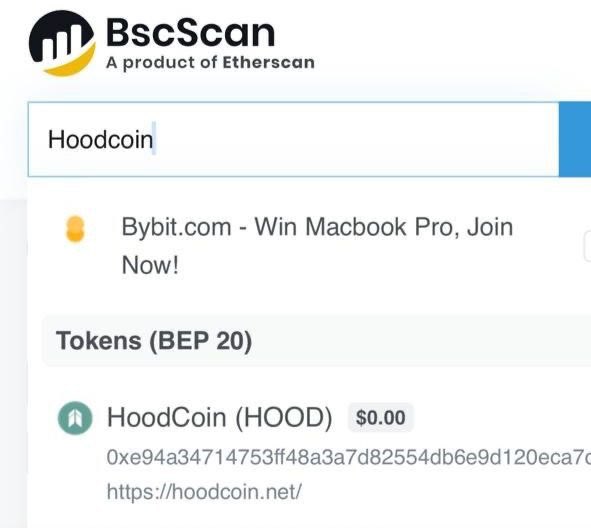 TheDeFiPlug's tweet photo. @HoodCoinInfo is always making progress! Picture already approved on the #BscScan
✅Web: https://t.co/vP8sxel9qC
✅TG: @HoodCoinCommunity
✅CA:  0xe94a34714753Ff48a3A7d82554Db6E9D120eca7C
$HOOD is one of these moon shots you don’t wanna miss💎🚀
#BSCGems #altcoin https://t.co/eVkK4L8s0a