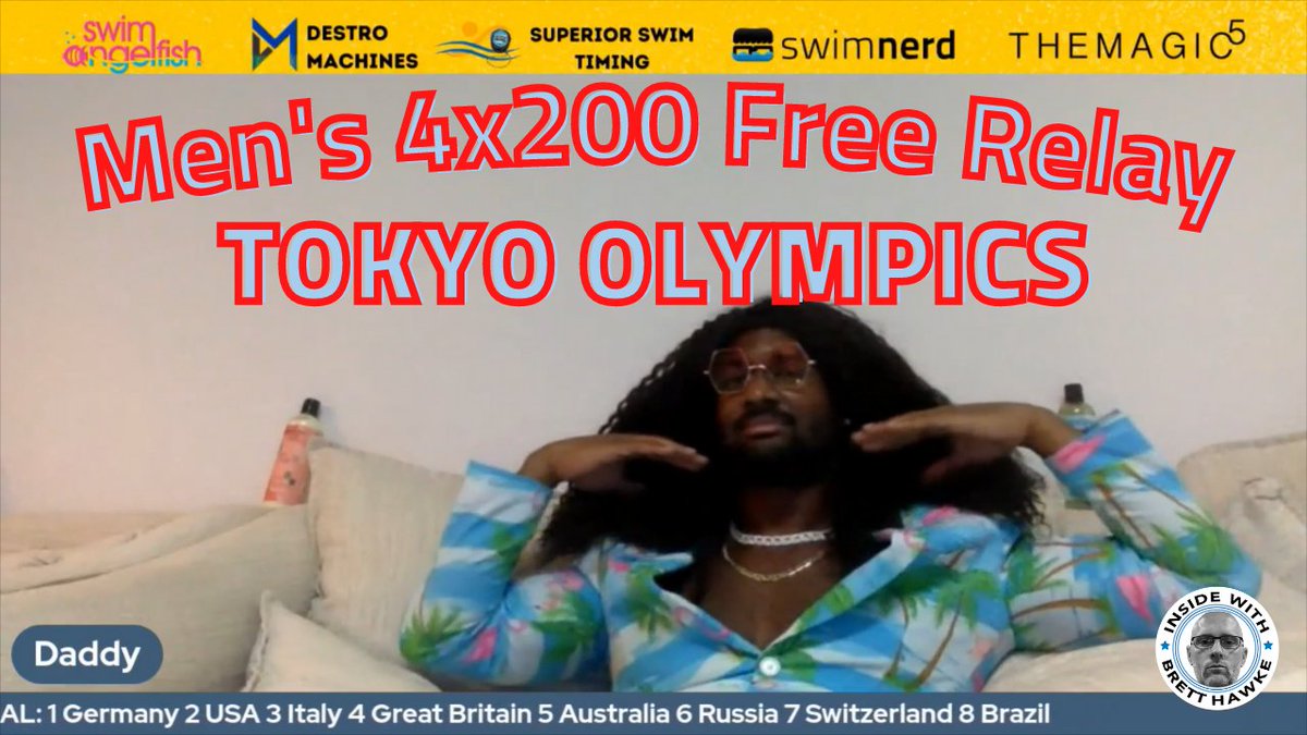 SWIMNERD (@swimnerds) on Twitter photo Duncan Scott, Great Britain dunk on the world in Men's 4x200 Free Relay.
Austin owes Sonny some sick <a href="/TexasMSD/">Texas Men's Swimming & Diving</a> merch.
And Daddy aka <a href="/ElvisVB/">Elvis V Breezy</a> thinks leaving Dressel off the relay was a totally fine decision.
youtu.be/VYE3WXON7VU Duncan Scott, Great Britain dunk on the world in Men's 4x200 Free Relay.
Austin owes Sonny some sick <a href="/TexasMSD/">Texas Men's Swimming & Diving</a> merch.
And Daddy aka <a href="/ElvisVB/">Elvis V Breezy</a> thinks leaving Dressel off the relay was a totally fine decision.
youtu.be/VYE3WXON7VU