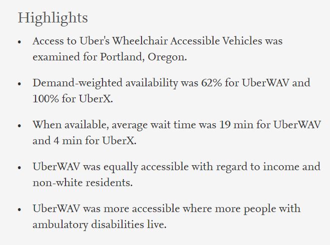 uwmst's tweet photo. New paper out by our faculty @DonMacKenzie9: "Equity of access to Uber's wheelchair accessible service" with @amirhhm and Alexander Bigazzi in @Transport_ELS #CEUS: https://t.co/s6h198QGlp
#ridehailing #ridesourcing #uberwav #mobility #accessibility #equity #urbantransport https://t.co/HlmYZwuL1c