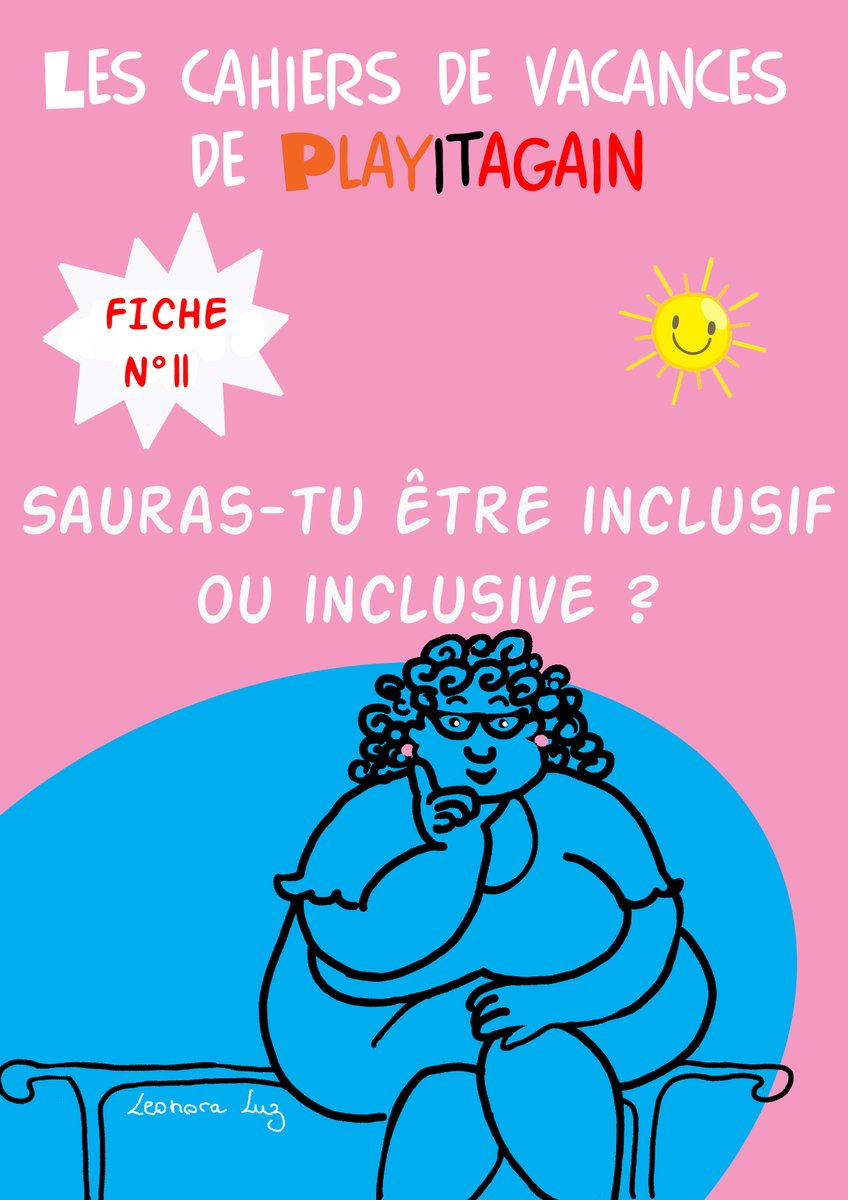 Playitagain___'s tweet photo. L'âge et le sexe apparaissent comme les deux premières sources de discrimination au travail >> Le sujet du jour des cahier de vacances de @Playitagain___ t'invite à t'interroger sur ton inclusivité
#lescahiersdevacancesdeplayitagain #nondiscrimination #stereotype #préjugé #cliché https://t.co/7XoxPymlqQ