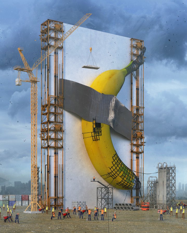 NftSeaa's tweet photo. #Nft sanatçısı @beeple "REAL ART" adlı nft-art'ı yayınladı
Zavallı hareketsiz muz 🍌😨
#NFTcollection #NFTartist #nfts #CryptoNews #DigitalArtist #kriptopara #NFTCommunity #Cryptocurency #Tur #Bitcoin #artistontwittter #banana #haberler #cryptoTURK #NFTcollectibles #news https://t.co/9cUbbZTrm7